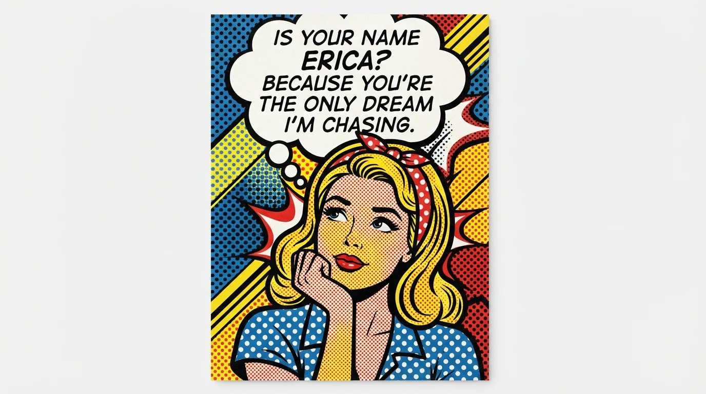 Cute Erica Pickup Lines