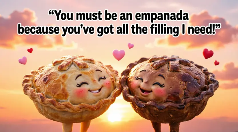 Clever Empanada Pickup Lines