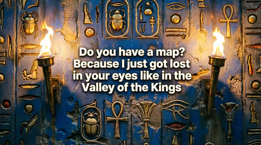 Egyptian Pyramid Pickup Lines That Are Hard to Resist