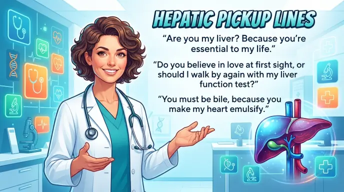 Funny Hepatic Pickup Lines