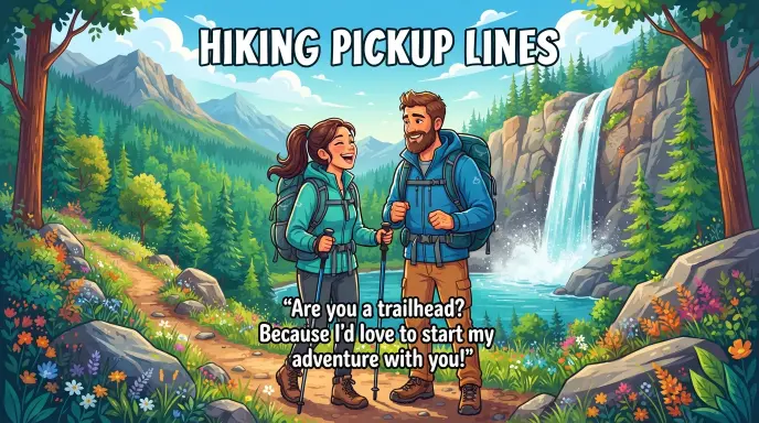 Hiking Love Pickup Lines 