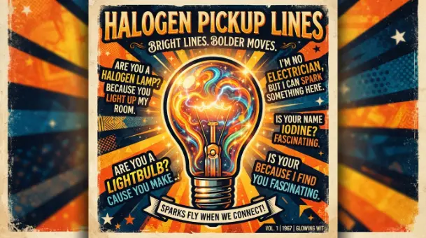 Halogen Pickup Lines