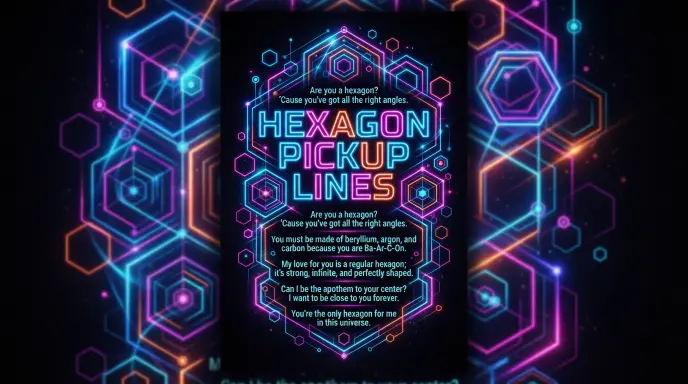 Hexagon Pickup Lines