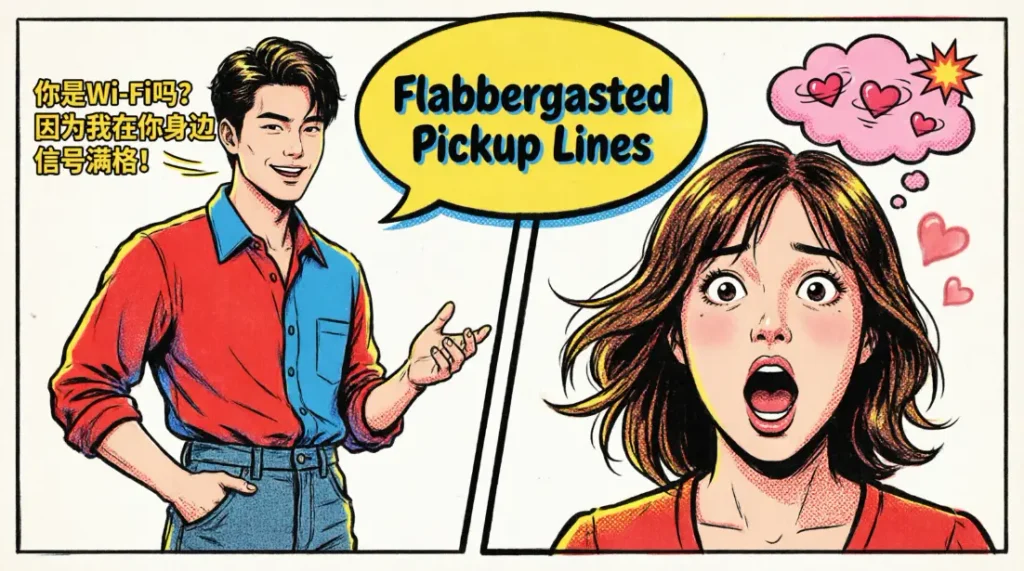 Romantic Flabbergasted Pickup Lines