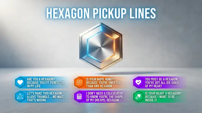 Best Hexagon Pickup Lines