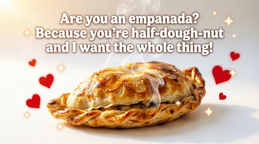 Bold Empanada Pickup Lines