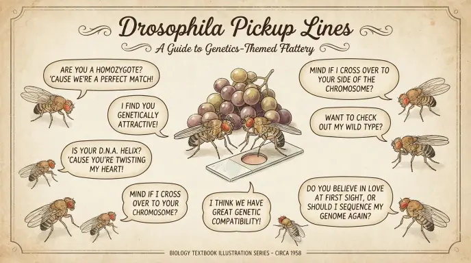 Drosophila Pickup Lines