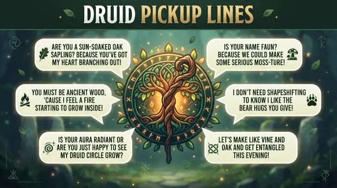 Druid Pickup Lines