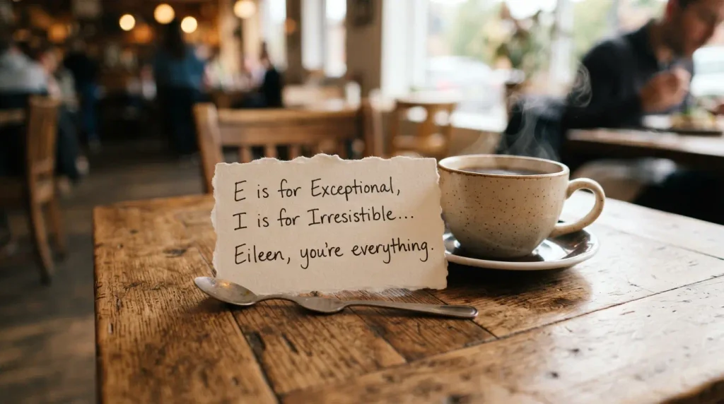 Eileen Pickup Lines for a First Date