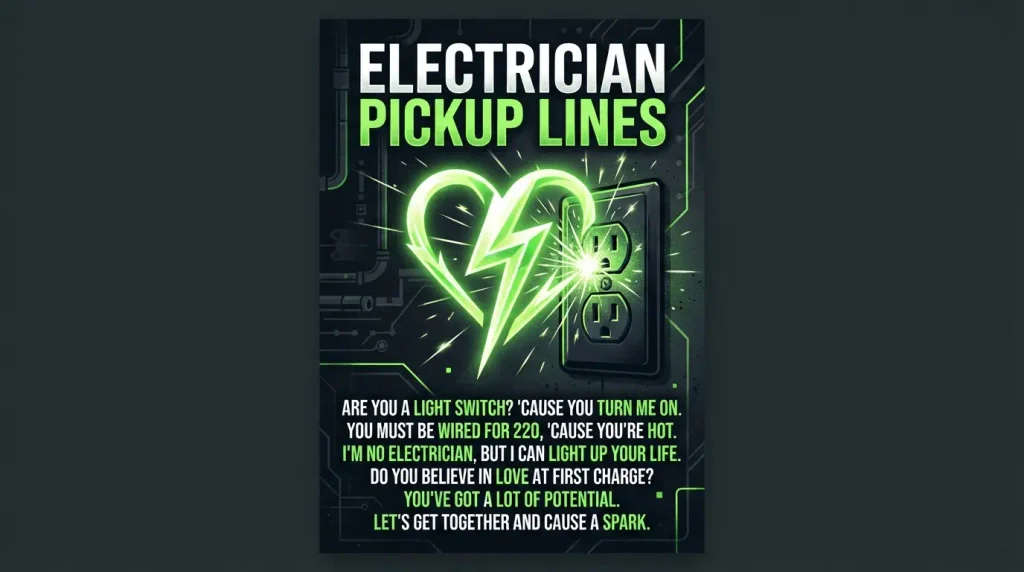 Electrician Pickup Lines