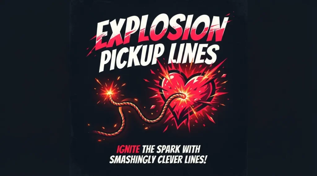 Explosion Pickup Lines