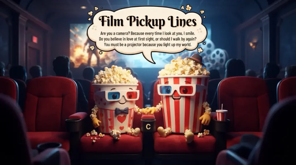 Film Pickup Lines