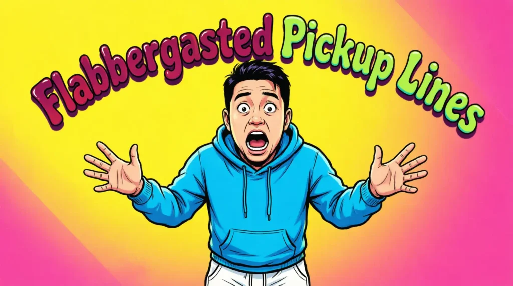 Flabbergasted Pickup Lines for Friends and Playful Chats