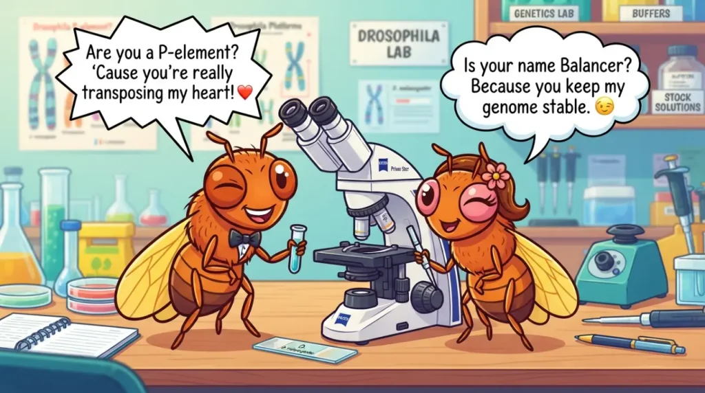 Flirty Drosophila Pickup Lines