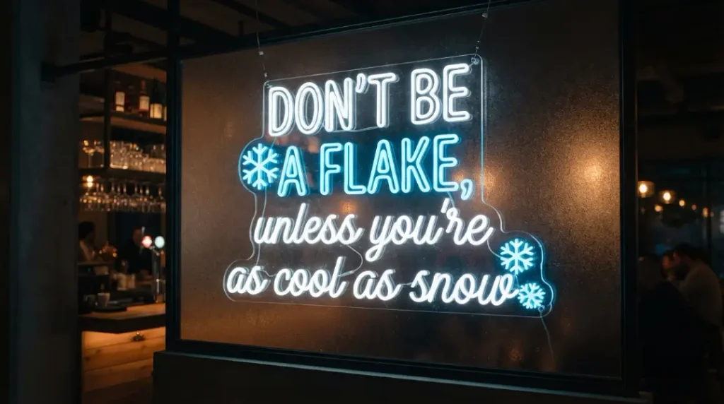 Flirty Flake Pickup Lines