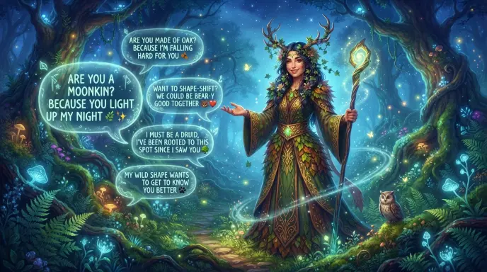 Forest Druid Pickup Lines