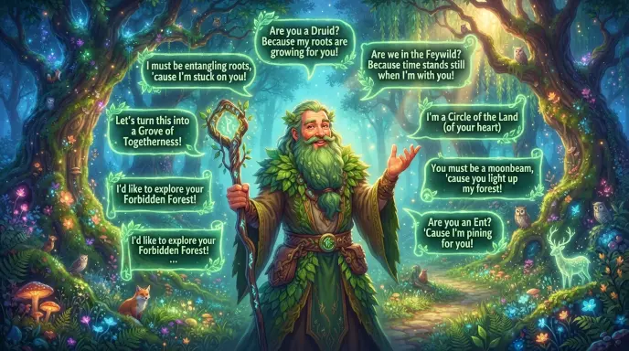 Funny Druid Pickup Lines