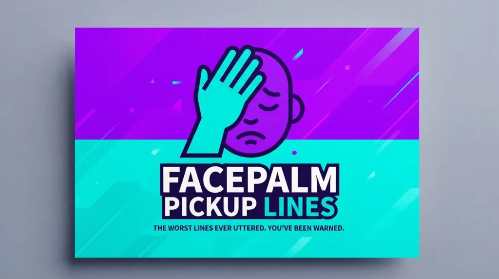 Funny Facepalm Pickup Lines