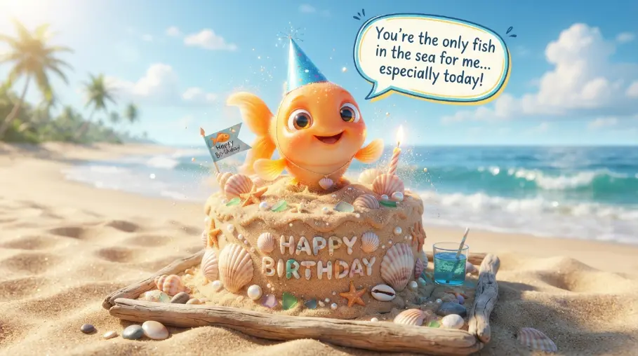 Funny Fish Birthday Pickup Lines