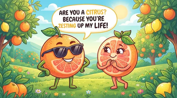 Funny Grapefruit Pickup Lines
