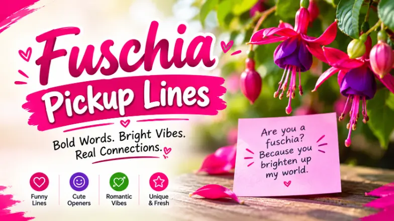 Fuschia Pickup Lines