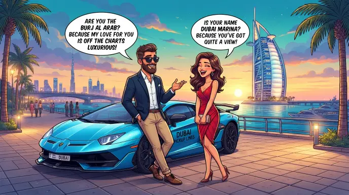 Romantic Dubai Pickup Lines