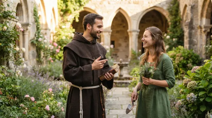 Romantic Friar Pickup Lines