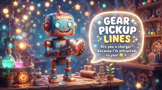 Cute Gear Pickup Lines