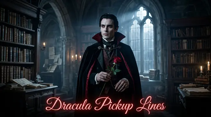 Dracula Pickup Lines for Your Crush
