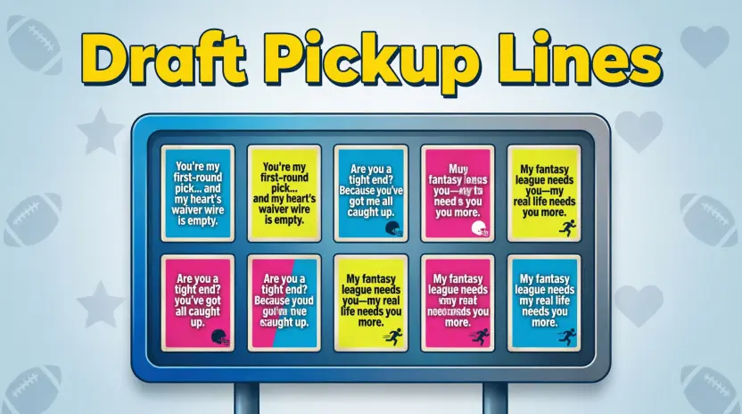 Draft Pickup Lines