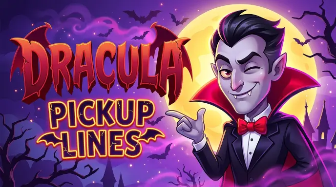 Flirty Dracula Pickup Lines