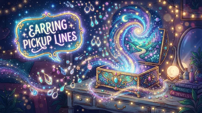Flirty Earring Pickup Lines